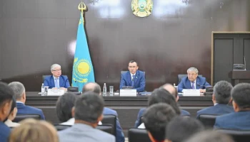 СПИКЕР СЕНАТА ВСТРЕТИЛСЯ  С ЖИТЕЛЯМИ ОБЛАСТИ ҰЛЫТАУ