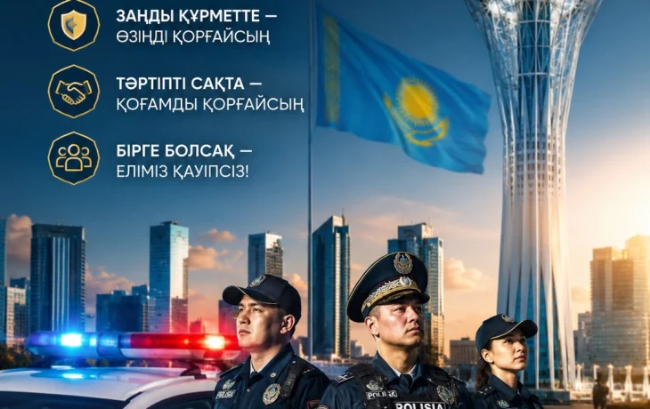 Заң мен тәртіп &ndash; қоғам қауіпсіздігінің кепілі