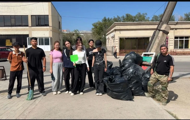 🧹🌿 Молодёжь Сатпаева – за чистый город! 🧹🌿 Молодёжь Сатпаева – за чистый город!