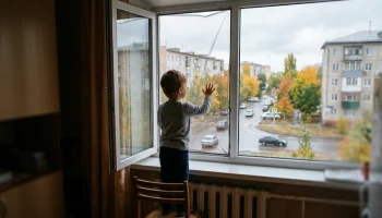 Абай болыңыз: ашық терезе &mdash; бала өміріне қауіп!