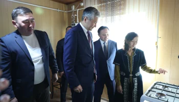 Ұлытау облысындағы бір ауыл толықтай газға қосылып, таза ауыз сумен қамтылды