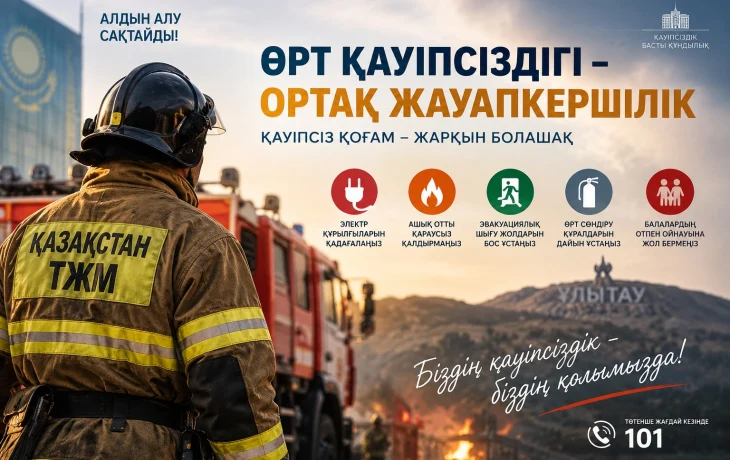 Өрт қауіпсіздігі &ndash; ортақ жауапкершілік