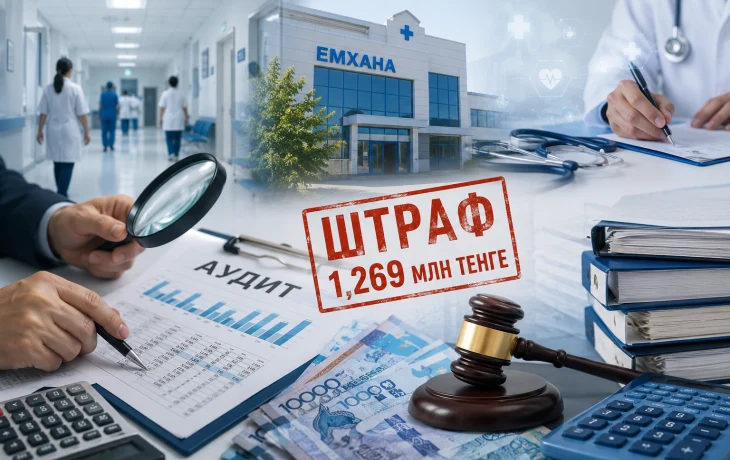 Штрафы на сумму более миллиона тенге наложены по итогам госаудита в системе здравоохранения