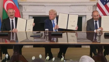 Президент Қасым-Жомарт Тоқаев Вашингтонда Әзербайжан мен Армения елдері арасында қол қойылған келісімді тарихи жетістік деп санайды. 