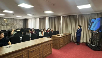 В Жезказгане студенты ЖезУ узнали о карьере в правоохранительных органах, а также о кибербезопасности