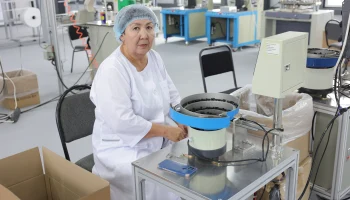 Ұлытау облысында респиратор шығаратын зауыт ашылды