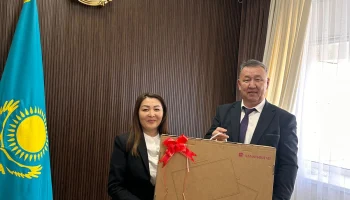 Ұлытау облысында шағын жинақты ауыл мектептеріне арналған TopIQ Mobil Box кешендерін табыстау салтанаты өтті.&nbsp;