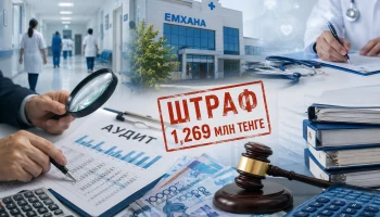 Штрафы на сумму более миллиона тенге наложены по итогам госаудита в системе здравоохранения