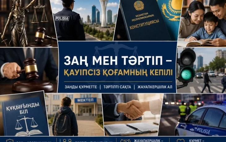 ЗАҢ ӘР АДАМНАН БАСТАЛАДЫ: ҰСАҚ БҰЗАҚЫЛЫҚҚА ЖОЛ БЕРМЕЙІК