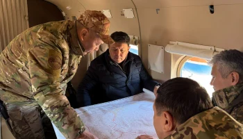 Қанат Бозымбаев Ұлытау облысындағы су тасқыны қаупі бар аудандарды тексерді