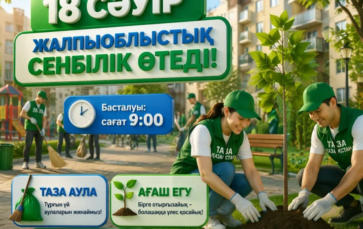 📢 Құрметті жерлестер!